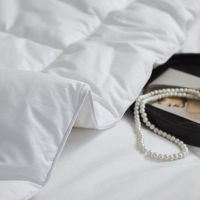 Φασίστικο στυλ Λούξυ Λευκό ύφασμα κάτω κουβέρτα OEM / ODM Διαθέσιμο